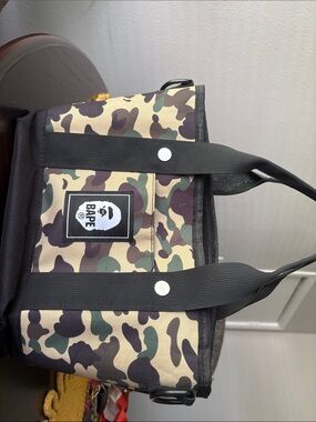 Bape Camouflage Duffel Bag - Green/Brown/Black